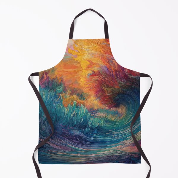 Item preview, Colorful Waves Crashing  designed and sold by HandCraftedArt.