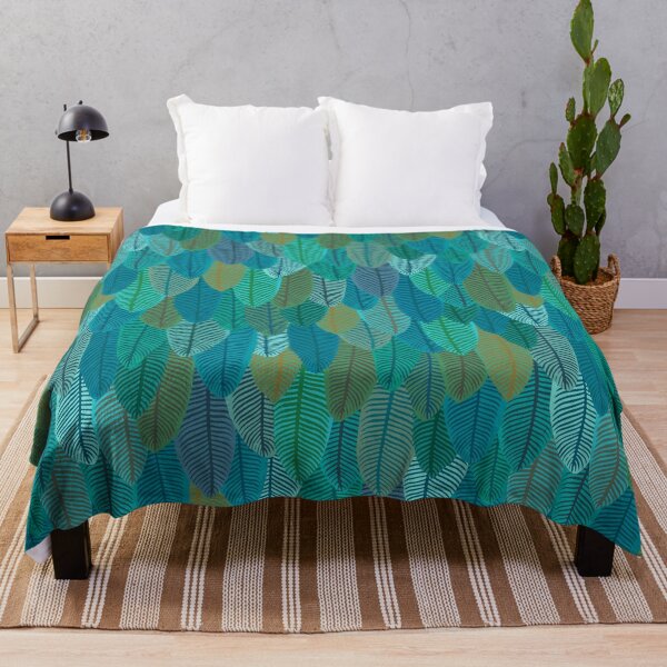 Item preview, Paradise Feathers {Turquoise} large designed and sold by Cecilia Mok.