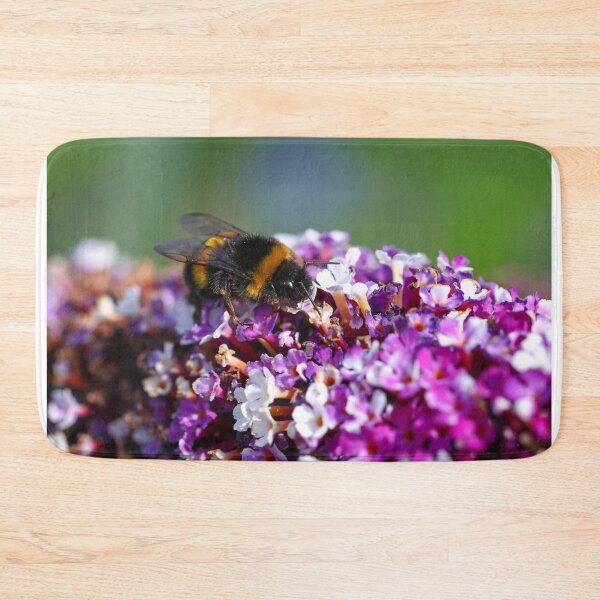Item preview, Buff tailed bumblebee on buddleia designed and sold by GreyFeatherPhot.