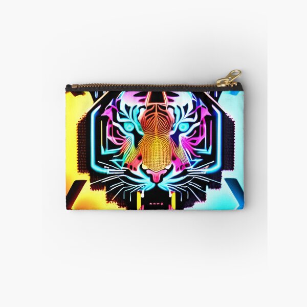 Item preview, Trippy Psychedelic Neon Tigers 6 designed and sold by Benito Del Ray.