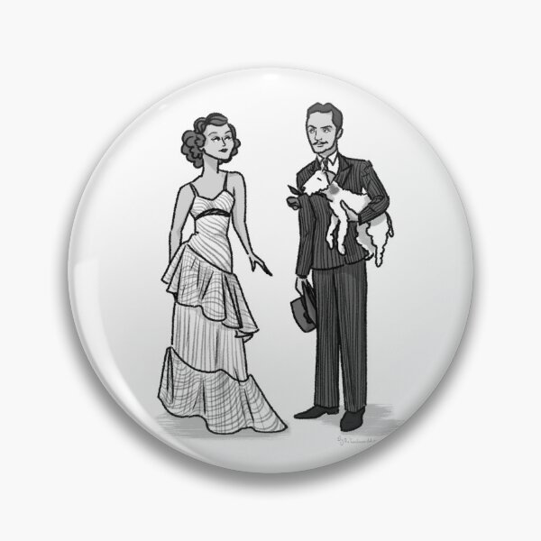 Item preview, Nick and Nora and Asta from The Thin Man designed and sold by Susannah N..