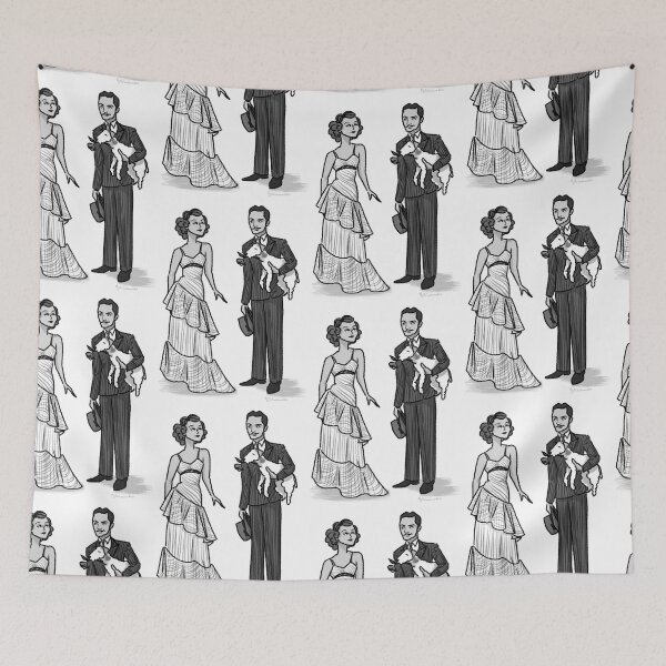 Item preview, Nick and Nora and Asta from The Thin Man designed and sold by Susannah N..