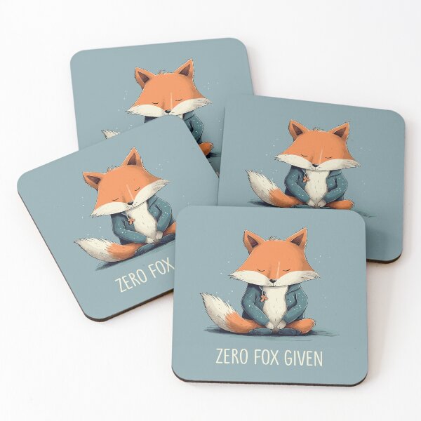 Item preview, Zero Fox Given Funny Joke Print designed and sold by semisoberme.