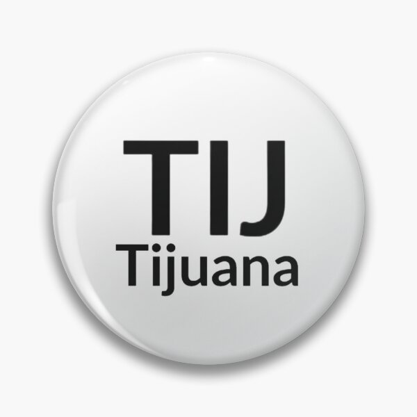 Item preview, TIJ - Tijuana - Mexico (Black) designed and sold by Mundus Design.
