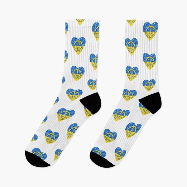 Item preview, Ukrainian Blue and Gold Heart Peace designed and sold by EdmondsLove.