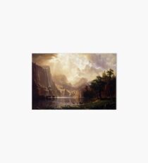 Albert Bierstadt - Among the Sierra Nevada, California Art Board