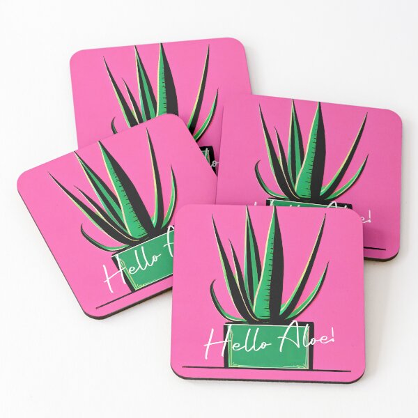 Item preview, Artisanal Aloe Bold Minimalism Retro Poster designed and sold by PinkNomad.