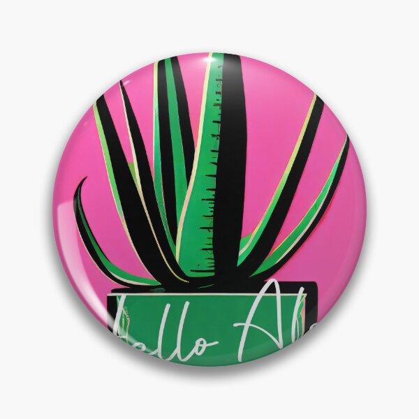 Artikelvorschau, Artisanal Aloe Bold Minimalism Retro Poster entworfen und verkauft von PinkNomad.