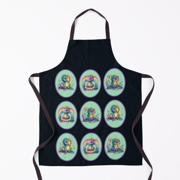 Item preview, Rainbow dragon patterns designed and sold by Astralia.