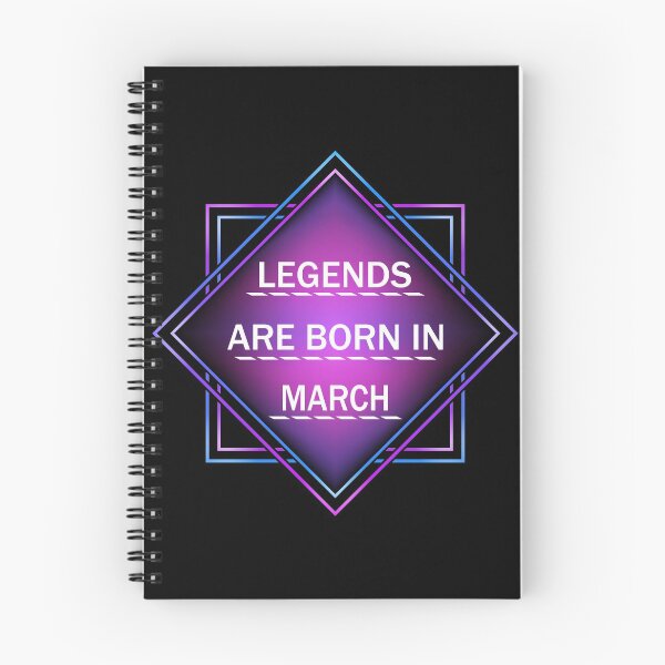 Item preview, Legends are born in march designed and sold by Melcu.