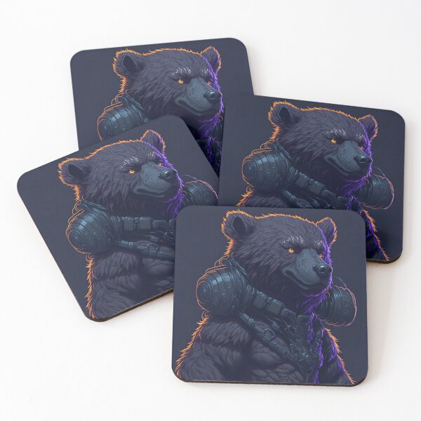 Item preview, CYBERPUNK BEAR 2D ART designed and sold by ARTSY900.
