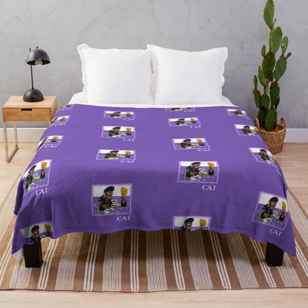 Item preview, CAT (on Purple) designed and sold by epinkb.