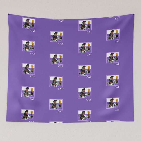 Item preview, CAT (on Purple) designed and sold by epinkb.