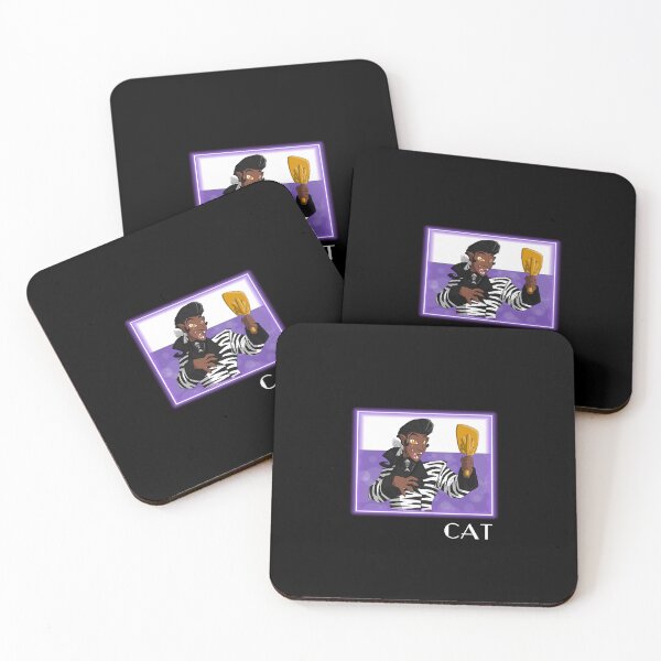 Item preview, CAT (on Black) designed and sold by epinkb.