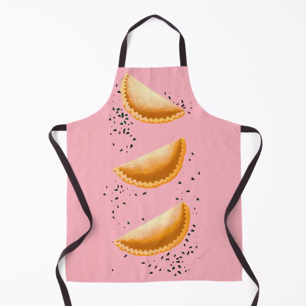 Item preview, Boho Samosas Pink Empanadas Culinary Food Art Retro Poster designed and sold by PinkNomad.
