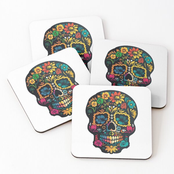 Item preview, Floral Skull designed and sold by Graphoteka.