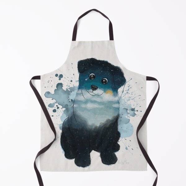 Item preview, Watercolor Forest Landscape Dog Painting designed and sold by Heather Maree Design Studio.