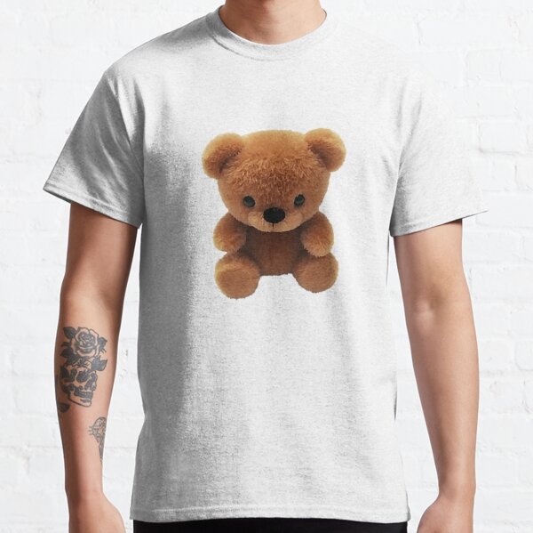 PALM ANGELS BLACK COTTON TEDDY BEAR T-SHIRT – Baltini