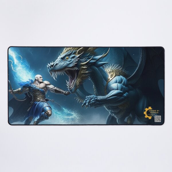 Drow Elf Playmat, MTG Playmat, Large Desk Mat Gaming Mousepad XL, Drizzt,  Gift for Gamer, Gaming Decor, Desk Accessories, Office Accessories 