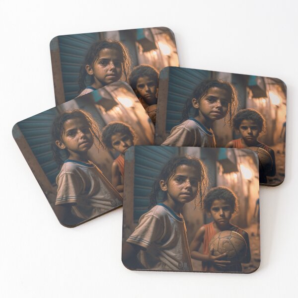 Item preview, children playing soccer "Beyond Tears" designed and sold by BladiWear.