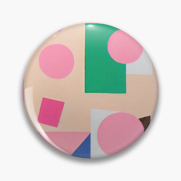 Artikelvorschau, Hickory on Pink Cubism Inspired Collage Retro Poster entworfen und verkauft von PinkNomad.