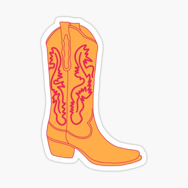 Item preview, Orange Cowboy Boot designed and sold by kmcmath01.