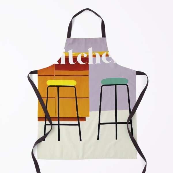 Item preview, Kitchen Island 90s Cozy Gathering Retro Poster designed and sold by PinkNomad.