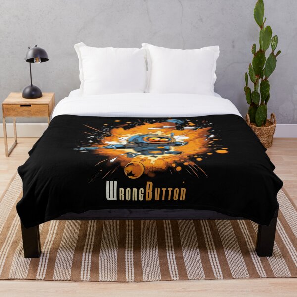 Item preview, Robot Explosion - Wrong Button, Man! designed and sold by Tee-Magination.