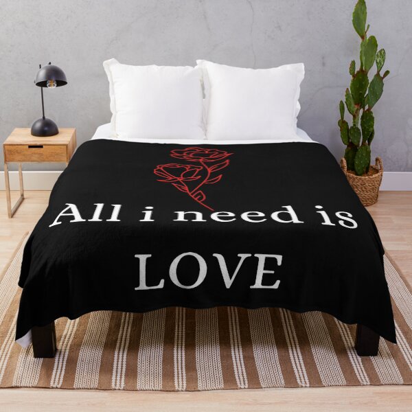 Item preview, All I Need is Love - Romantic T-Shirt designed and sold by Rabique.