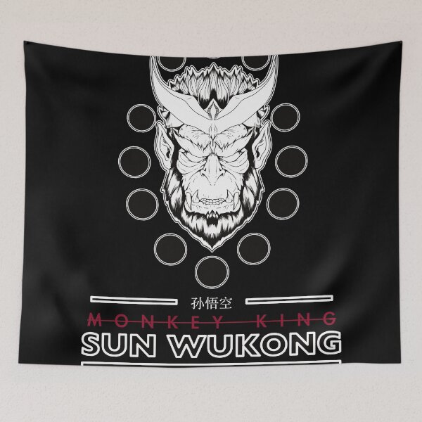 Item preview, Monkey King Sun Wukong Illustration designed and sold by Redgy Art.
