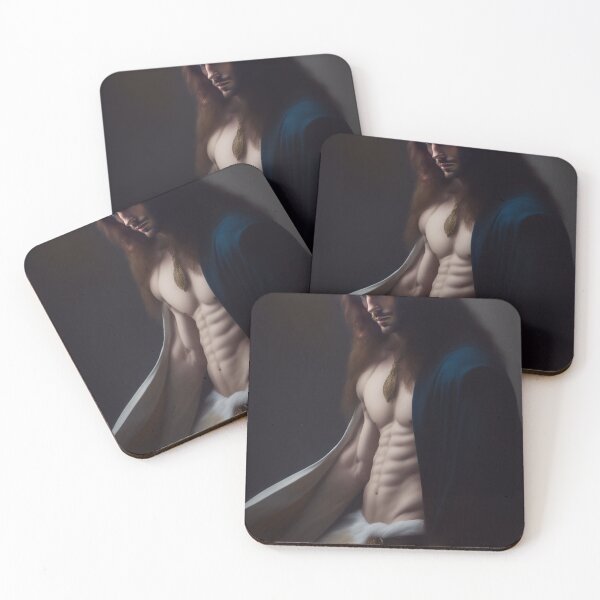 Item preview, Hot angel shirtless with long hair designed and sold by adastra4.