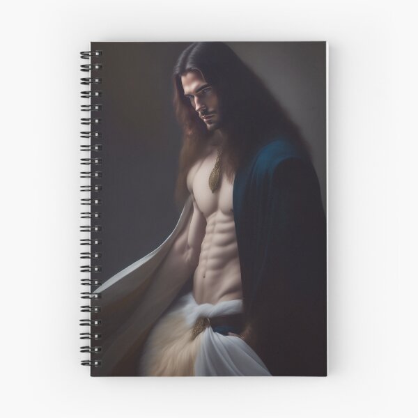 Item preview, Hot angel shirtless with long hair designed and sold by adastra4.
