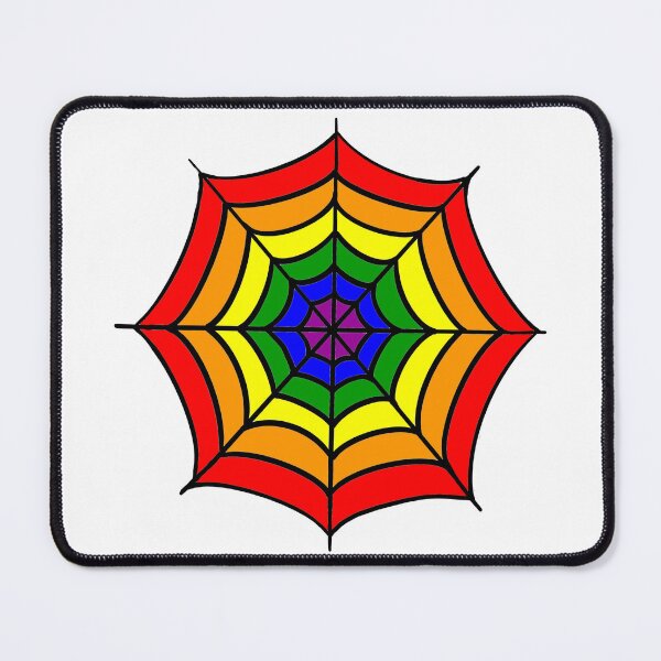 Item preview, Rainbow Flag Spiderweb designed and sold by rabbitvampire .