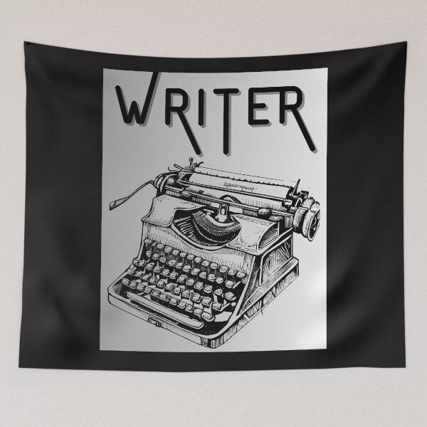 Item preview, Writer with Typewriter designed and sold by Planet Agora.