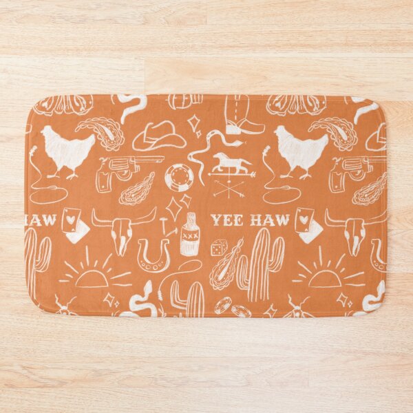 Item preview, white western print designed and sold by RedRiverValley.