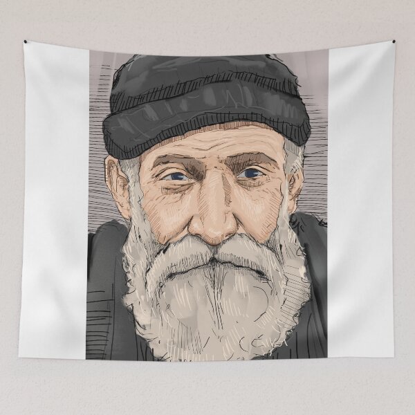 Item preview, Old Man Portrait designed and sold by ArtshirtGroup.