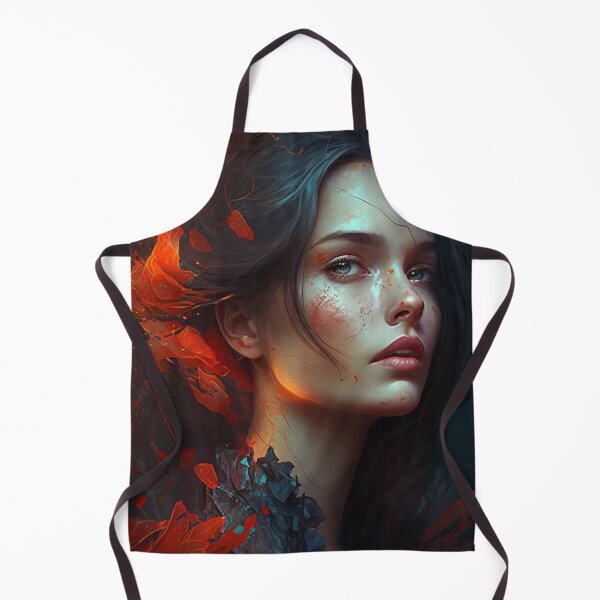Item preview, beautiful white woman in profile and radiant look designed and sold by BladiWear.