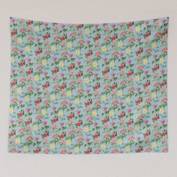 Item preview, Blue Vintage Flowers designed and sold by Anna  Ploix.
