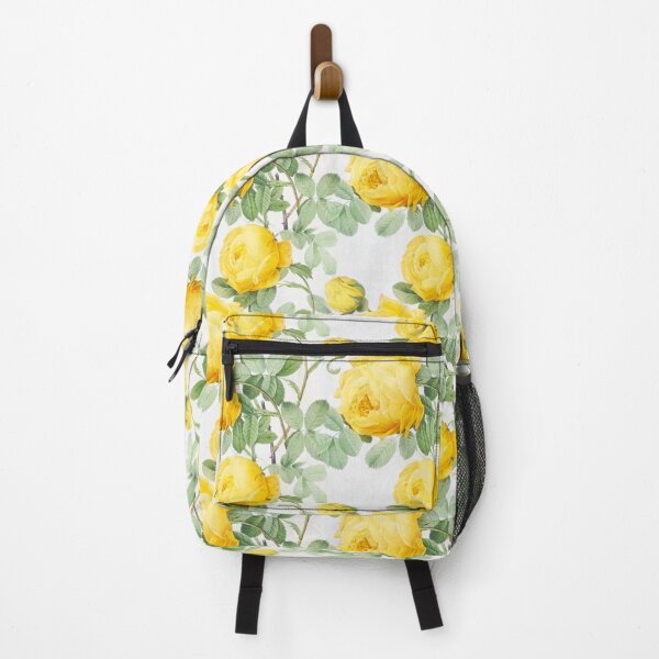 Item preview, yellow vintage roses print (large) designed and sold by LittleBettyMakes.