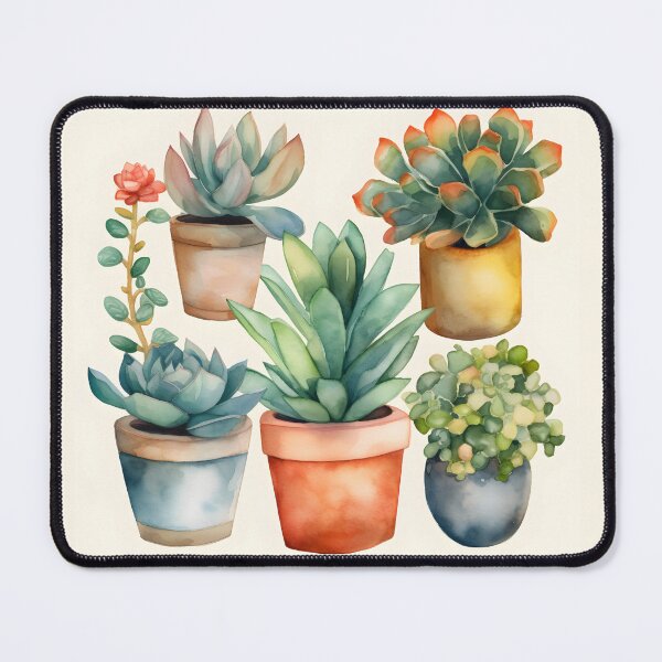 Item preview, Crazy Plant Lady | Chic Watercolor Potted Plants designed and sold by cutefashion.
