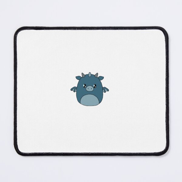 Item preview, Cute blue squishy dragon sticker designed and sold by SquishDragonArt.