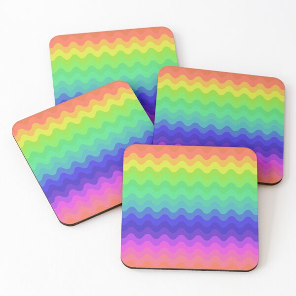 Item preview, waves multicolor pattern designed and sold by cutecrazytshirt.