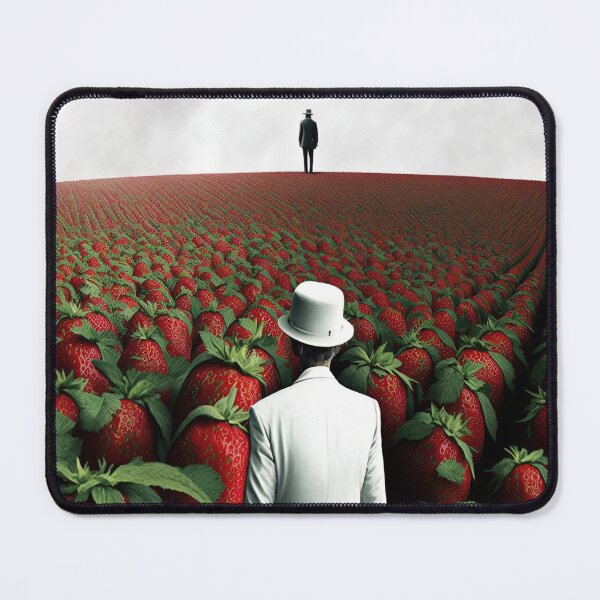 Item preview, Abstract illustration of the Song Strawberry Fields Forever by The Beatles - Stand out in the field designed and sold by M0thergoose.