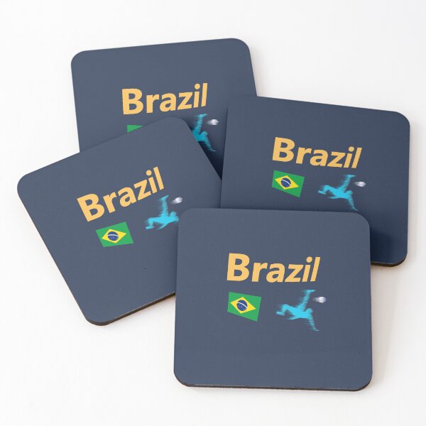 Item preview, Brazil  Soccer abstract design  designed and sold by lobodelnoir.