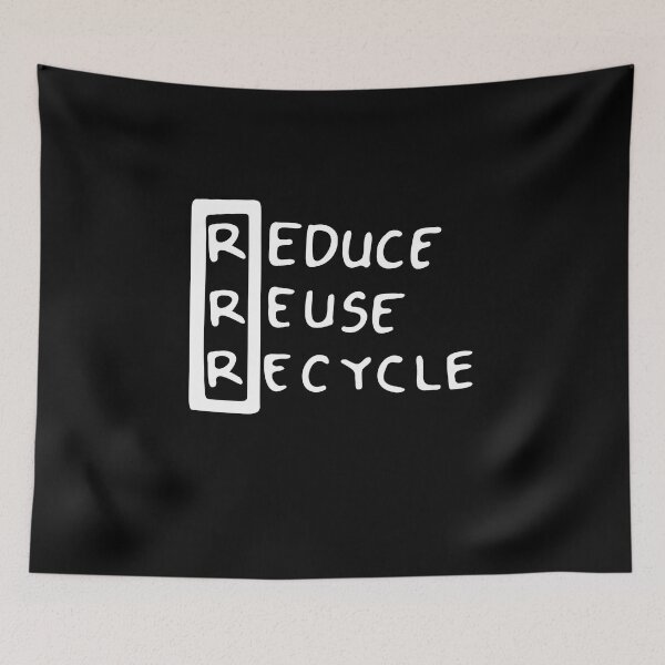 Item preview, Recycle Reuse Renew Rethink designed and sold by mu-art.