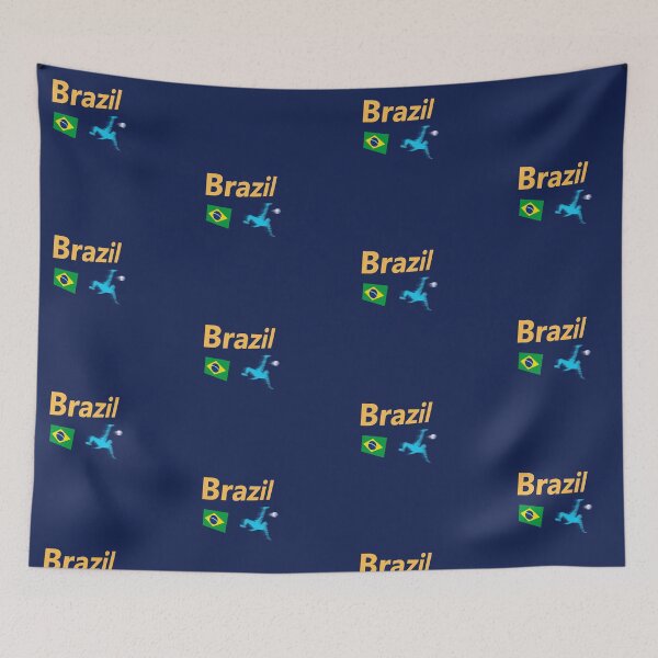 Item preview, Brazil  Soccer abstract design  designed and sold by lobodelnoir.