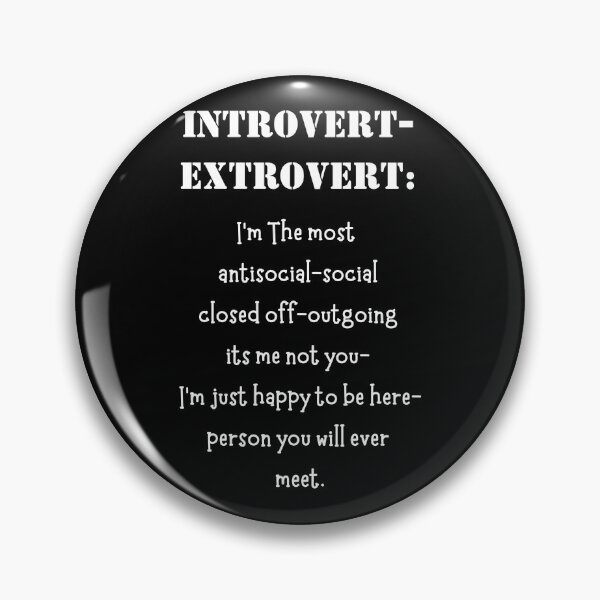 Item preview, Introvert-Extrovert designed and sold by Piscesvibezzz.