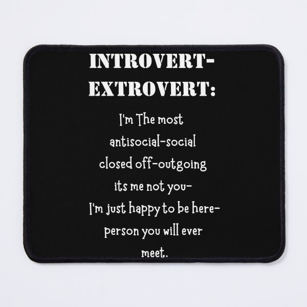 Item preview, Introvert-Extrovert designed and sold by Piscesvibezzz.