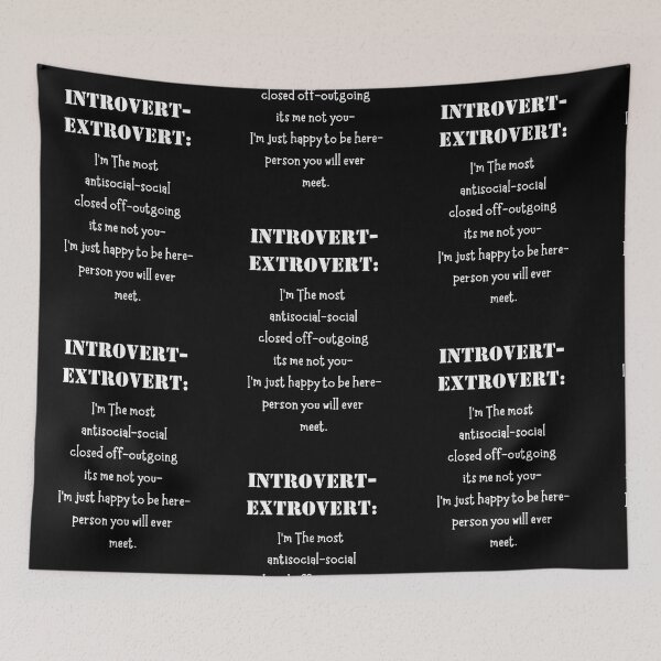 Item preview, Introvert-Extrovert designed and sold by Piscesvibezzz.
