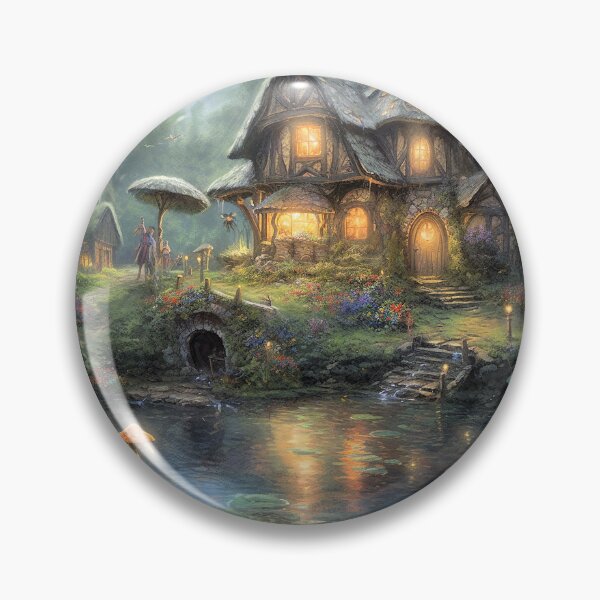 Item preview, Beautiful Cottage Illustrative Art Work designed and sold by Dani Ashbury.